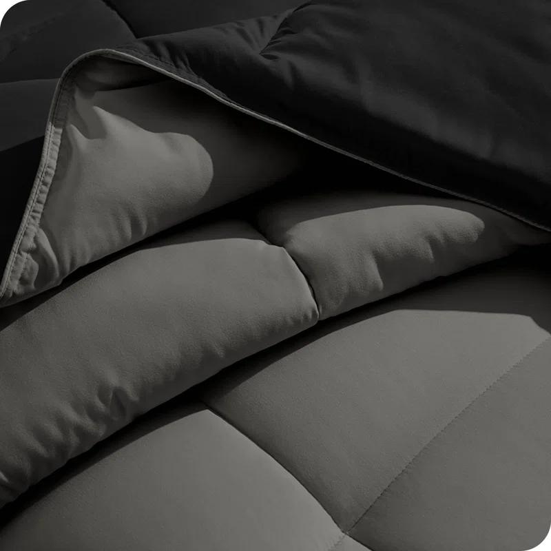 Bare Home Premium Ultra Soft Modern & Contemporary Box Stitch Comforter