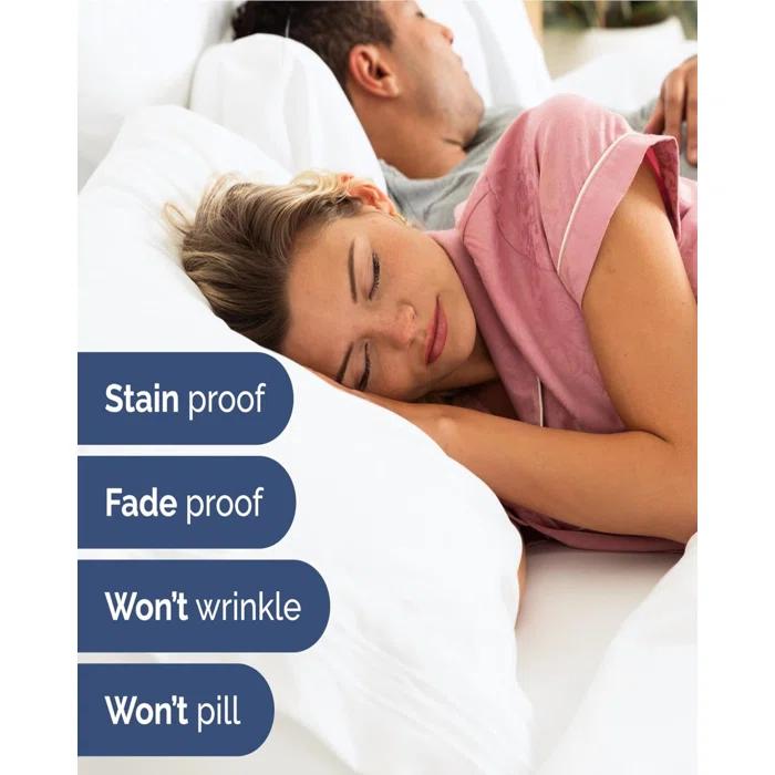 CGK Linens Extra Deep Pocket luxury Sheet Set - Solid Ultra Soft & Cooling Sheet Sets