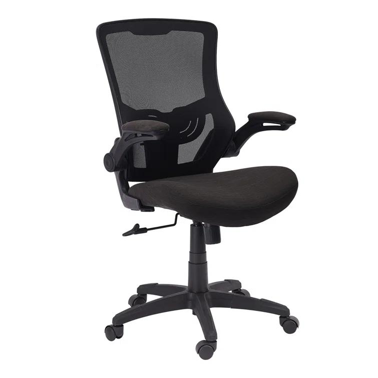 Clatina KLASIKA Ergonomic Office Desk Chair Mesh Back Flip Up Armrests Adjustable Height and Lumbar Support Swivel Chairs with Wheels