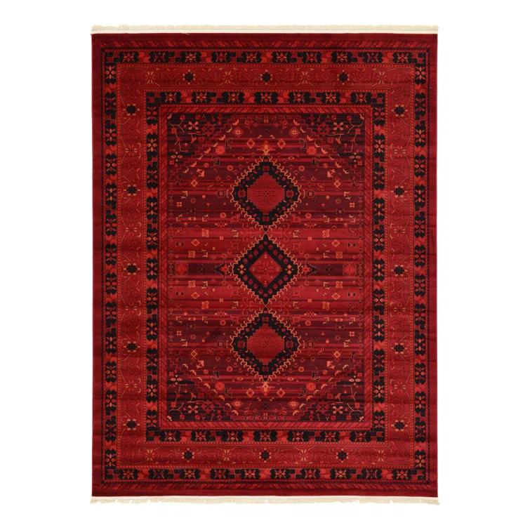 Lark Manor™ Amro Oriental Red Area Rug
