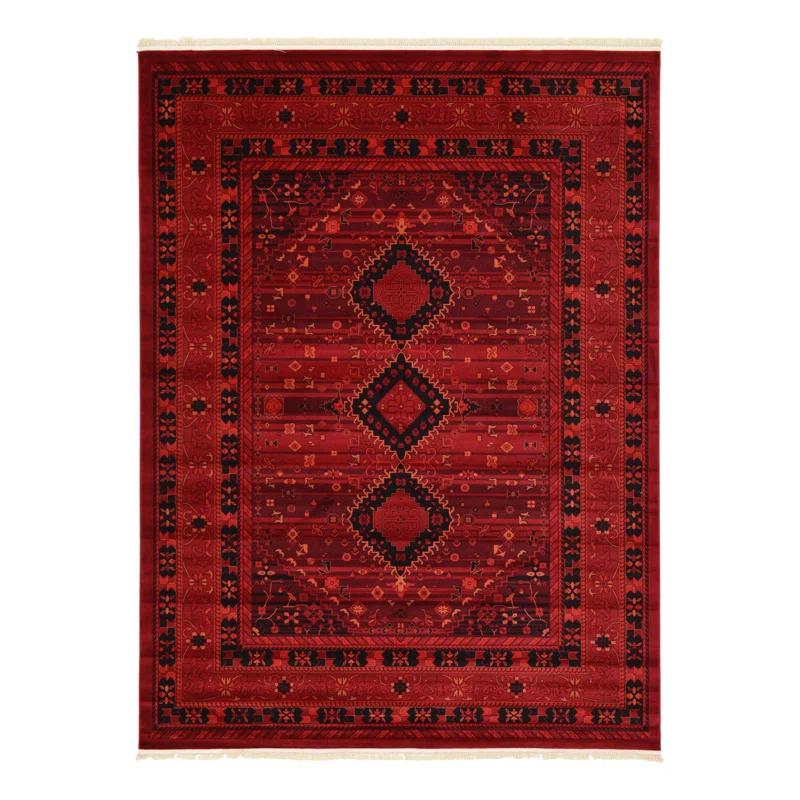 Lark Manor™ Amro Oriental Red Area Rug