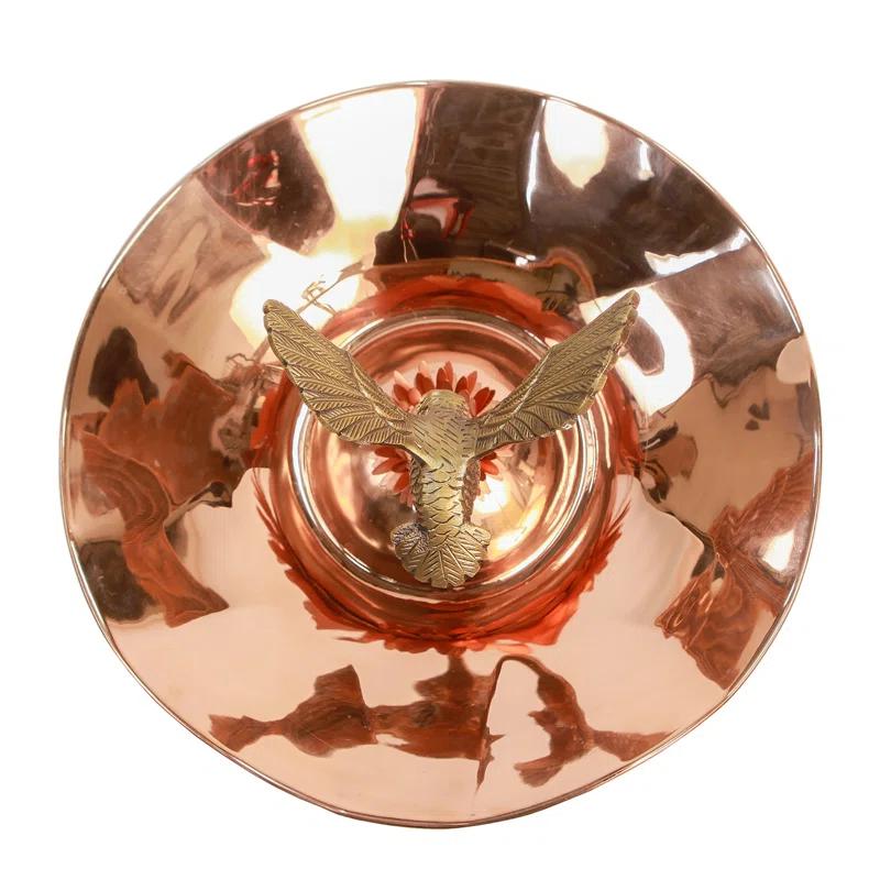 Ophelia & Co. Hummingbird Birdbath with Wall Mount Bracket