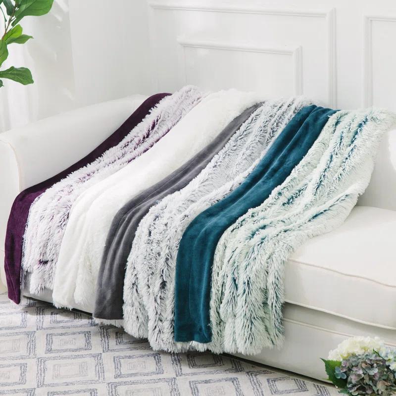 Cheer Collection Plain Weave / Muslin Throw Blanket