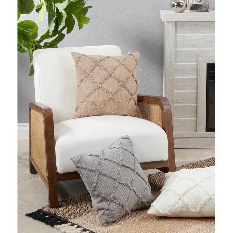 Saro Iero Collection Cotton Throw Pillow