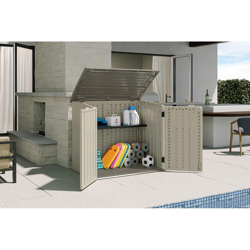 Suncast Suncast Horizontal Shed 50 in. W. x 10.25 in. D Shelf Kit in Black