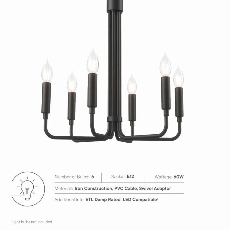 Modway Rekindle 6-Light Chandelier