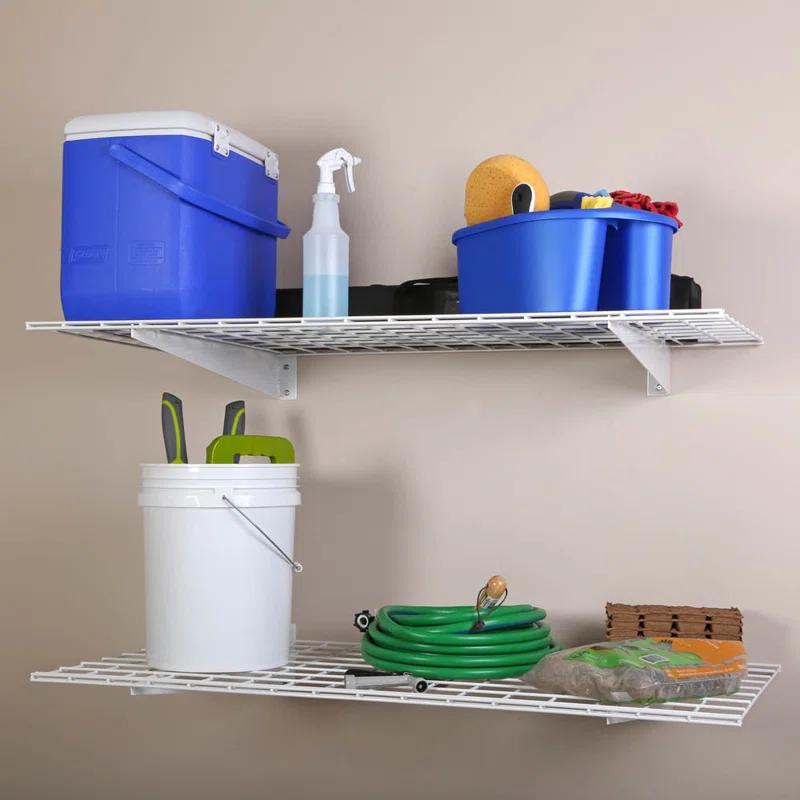 Hyloft HyLoft Steel Wall Garage Storage Shelves, Pack of 2-Shelves (Set of 2)