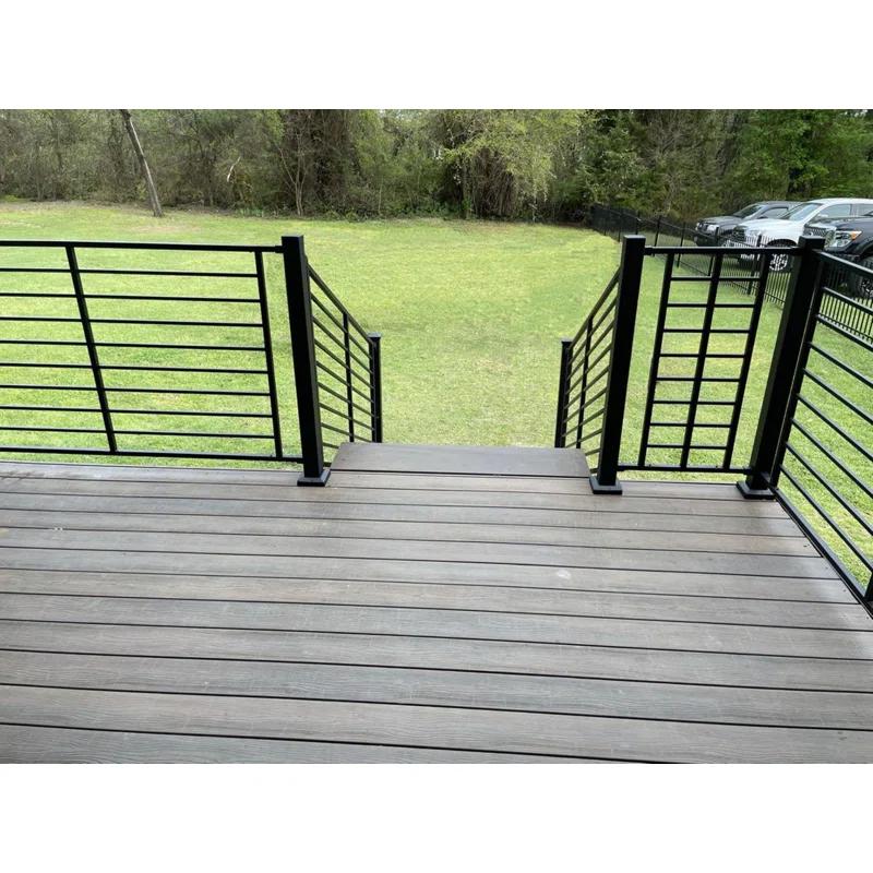 Fe26 39.5 in. H x 2 in. W Steel Railin.g Lin.e Post