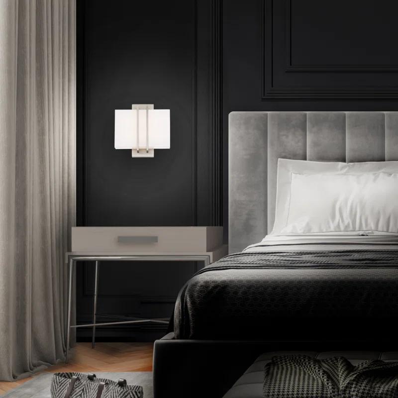 Downton Aluminum LED Flush Mounted Sconce