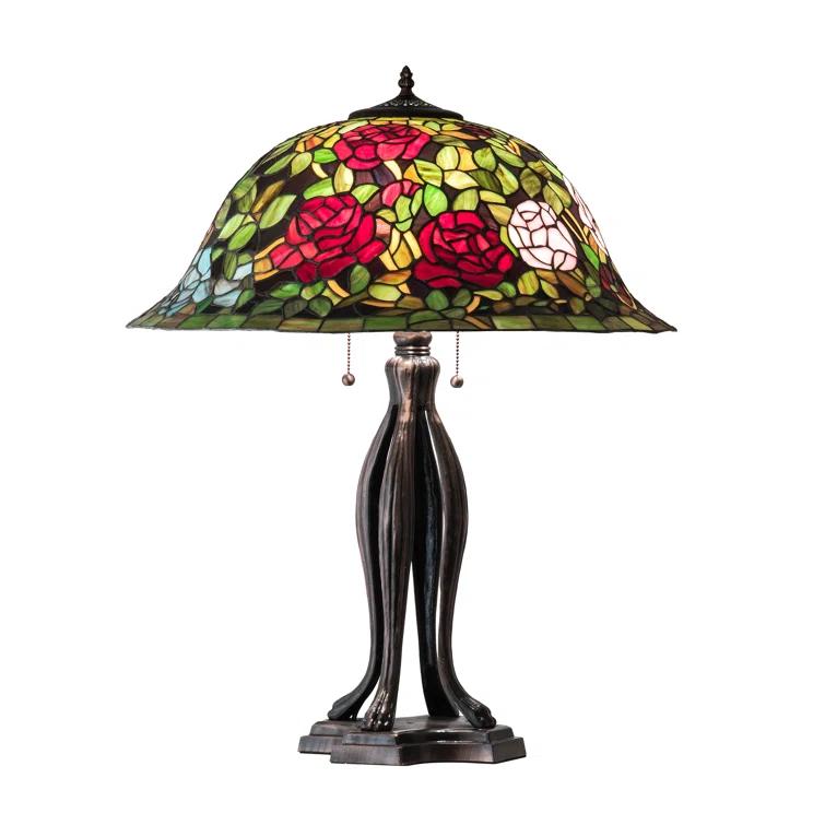 Meyda Lighting Meyda Tiffany & Stained Glass Metal Table Lamp