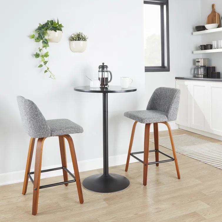 George Oliver Lakyia Upholstered Counter Stool (Set of 2)