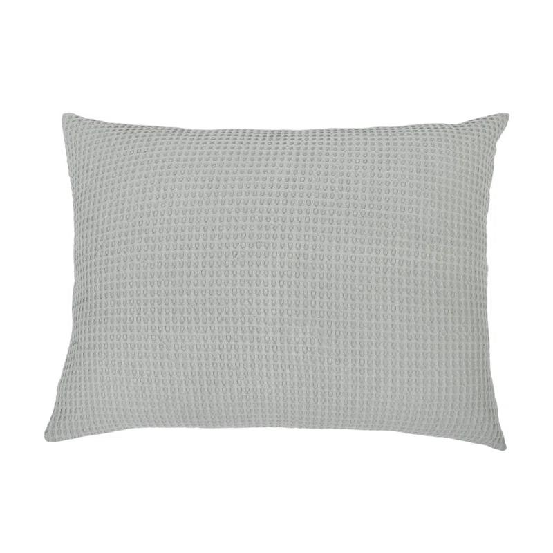 Zuma Cotton Waffle Weave Sham by Pom Pom at Home - Natural / King