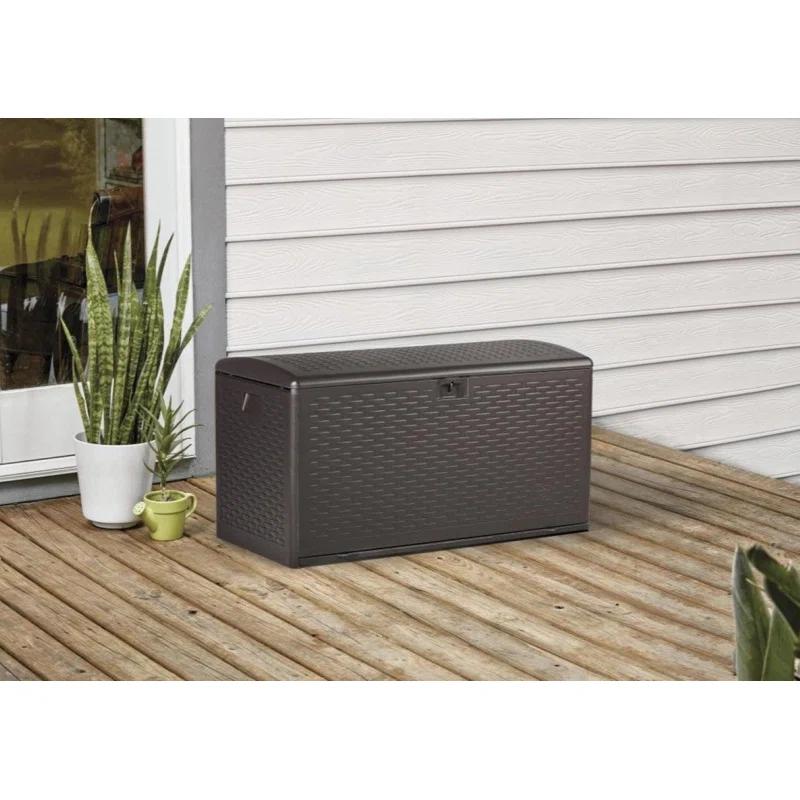 Plastic Development Group Plastic Development Group 48'' W 99 Gallons Water Resistant Resin Deck Box in Gray