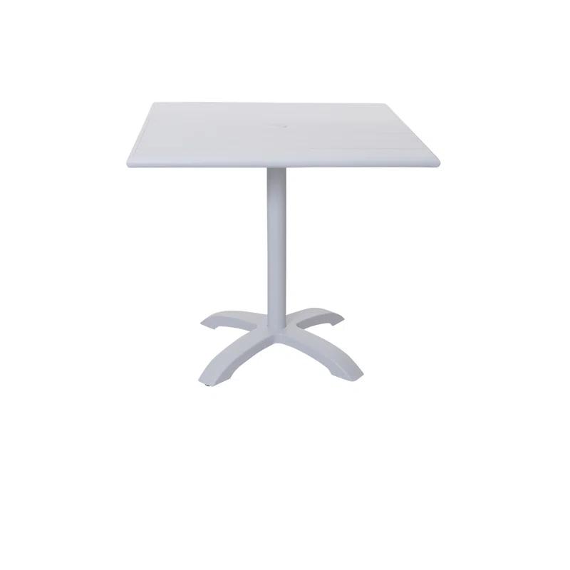 BFM Seating Beachcomber-Bali 32x32 Dining Height Table - Powder Coated