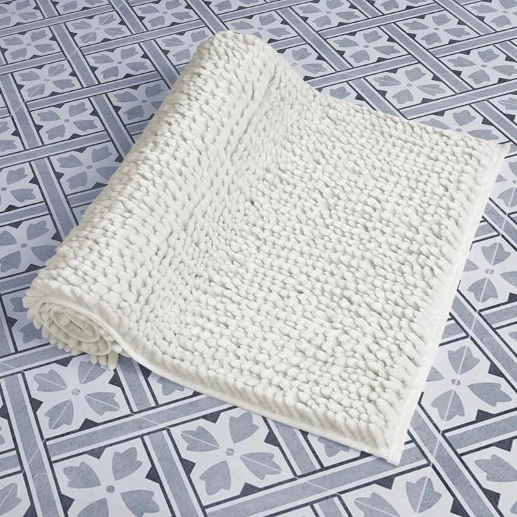 Laura Ashley Laura Ashley Butter Chenille 2 Pieces Bath Rugs