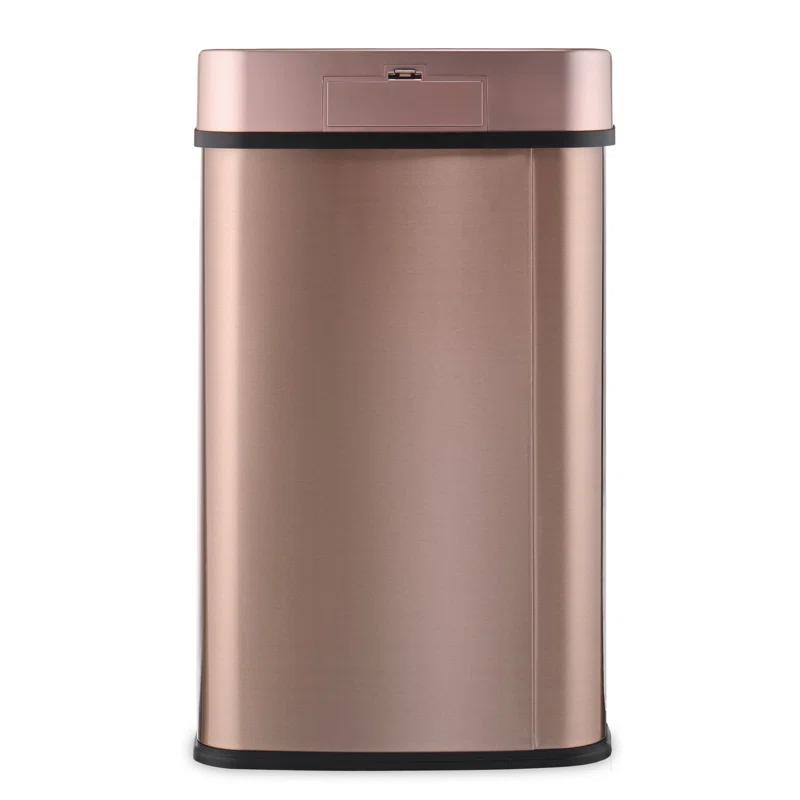 NineStars Nine Stars 13.2 Gallon Stainless Steel Motion Sensor Trash Can