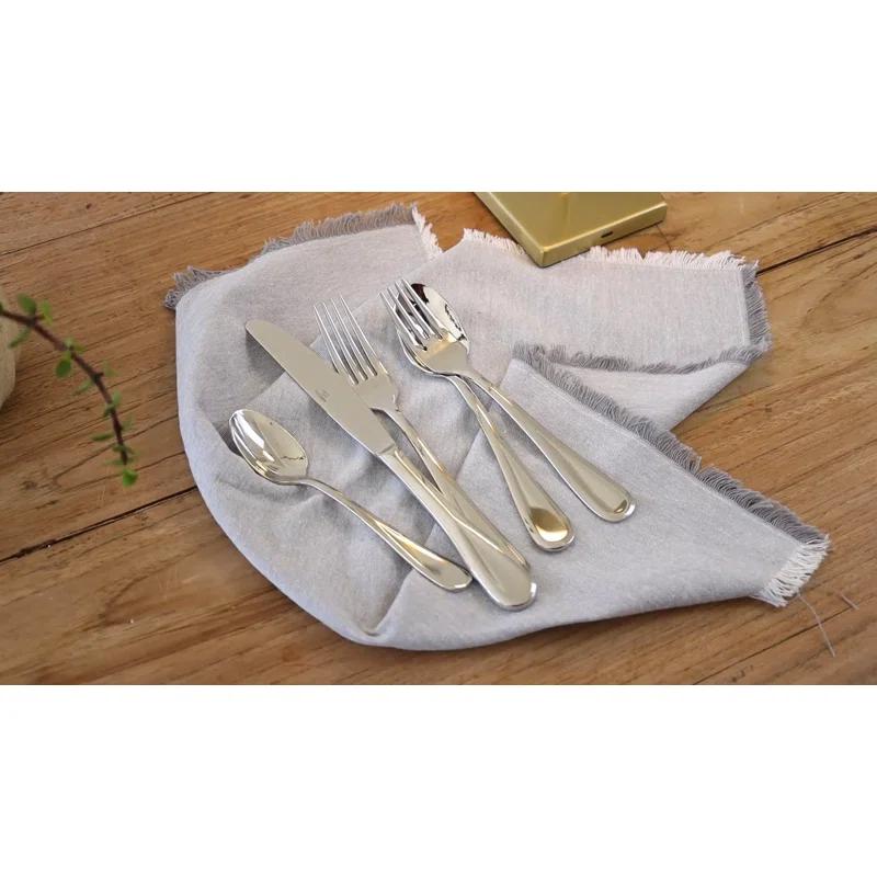 Wallace Wallace Napoleon Bee 45-Piece 18/10 Stainless Steel Flatware Set