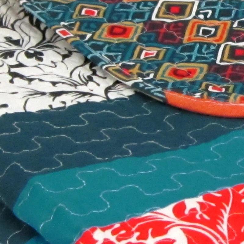 Boho Stripe Cotton Blanket