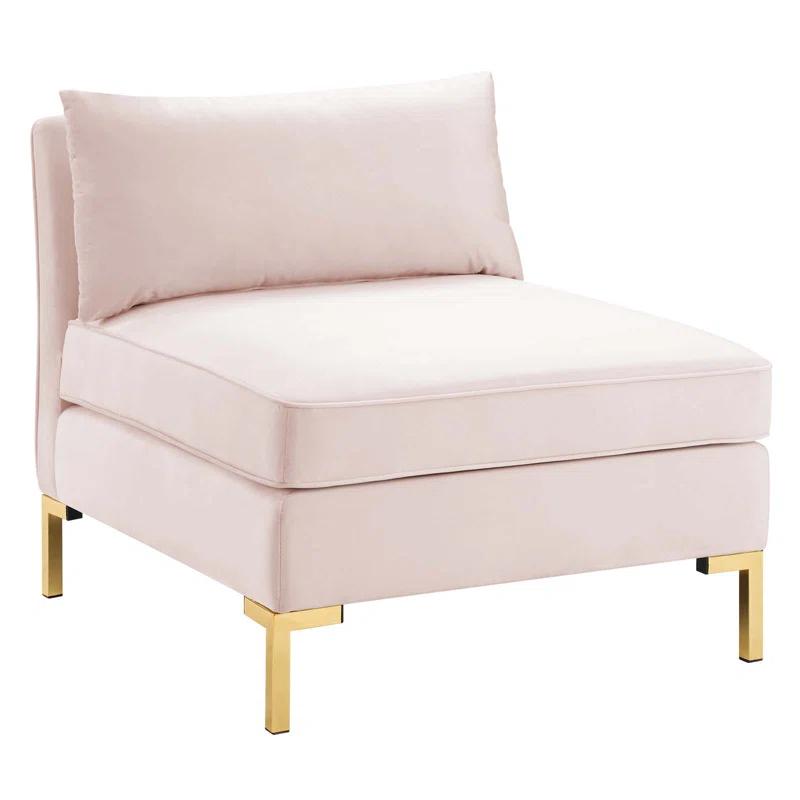Modway Ardent Performance Velvet Armless Chair
