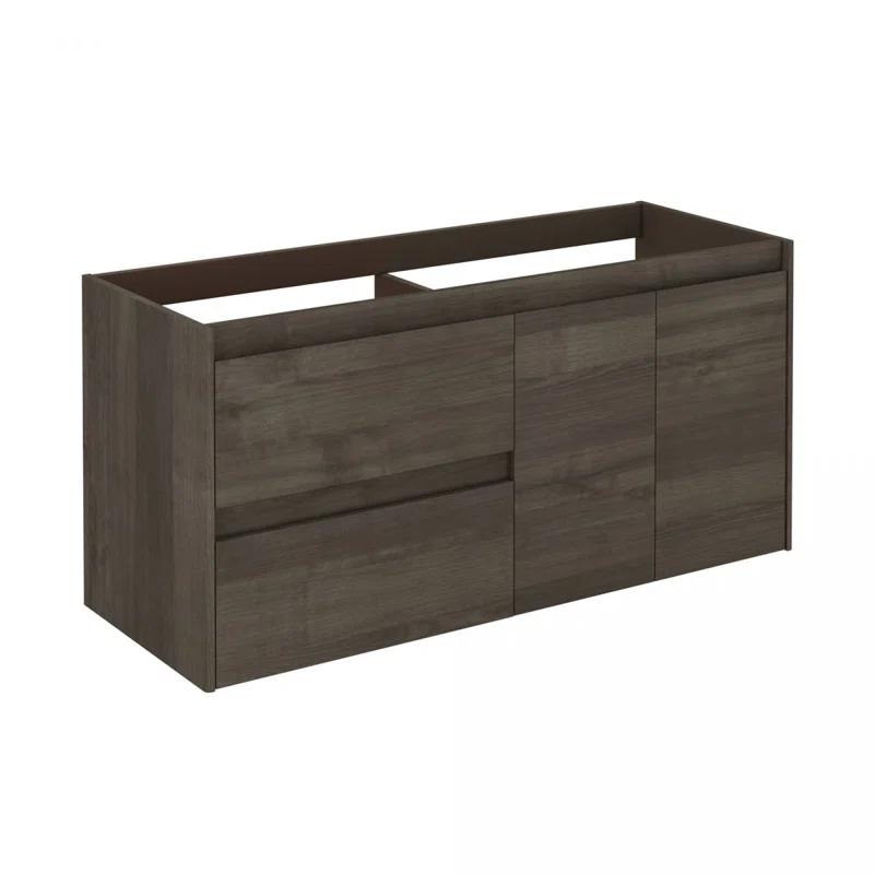 WS Bath Collections Ambra 47.5'' Double Bathroom Vanity with Ceramic Top
