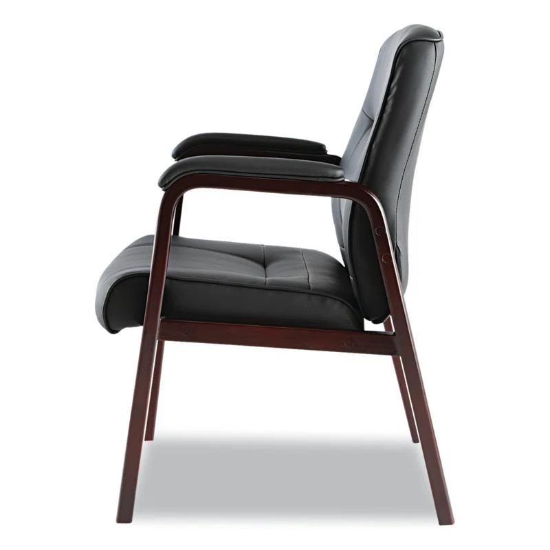 Alera® Waiting Room Chair with Wood Frame