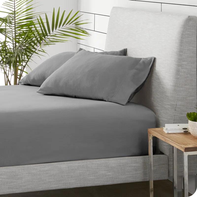 Bare Home Micro Fleece Super Soft Fitted Sheet