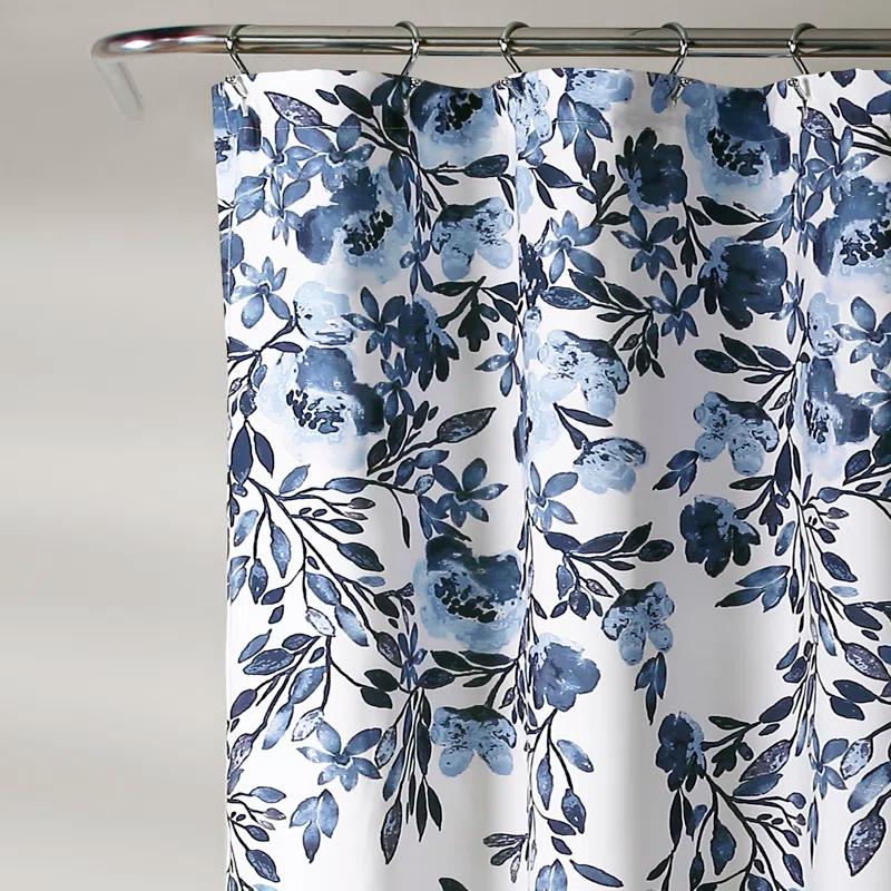 Lush Decor Tanisha Floral Shower Curtain