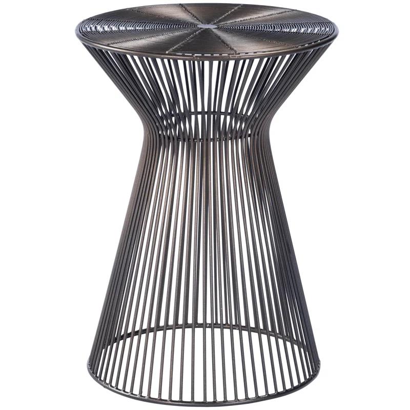Alberte Iron End Table