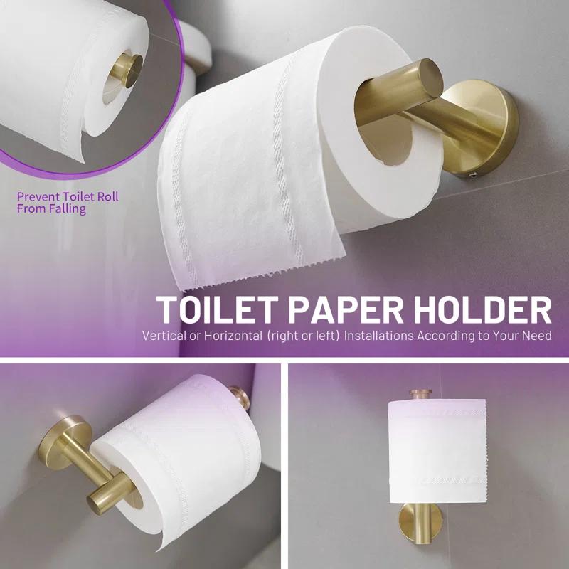 VIBRANTBATH A-91020-BG 5 - Piece Bathroom Hardware Set