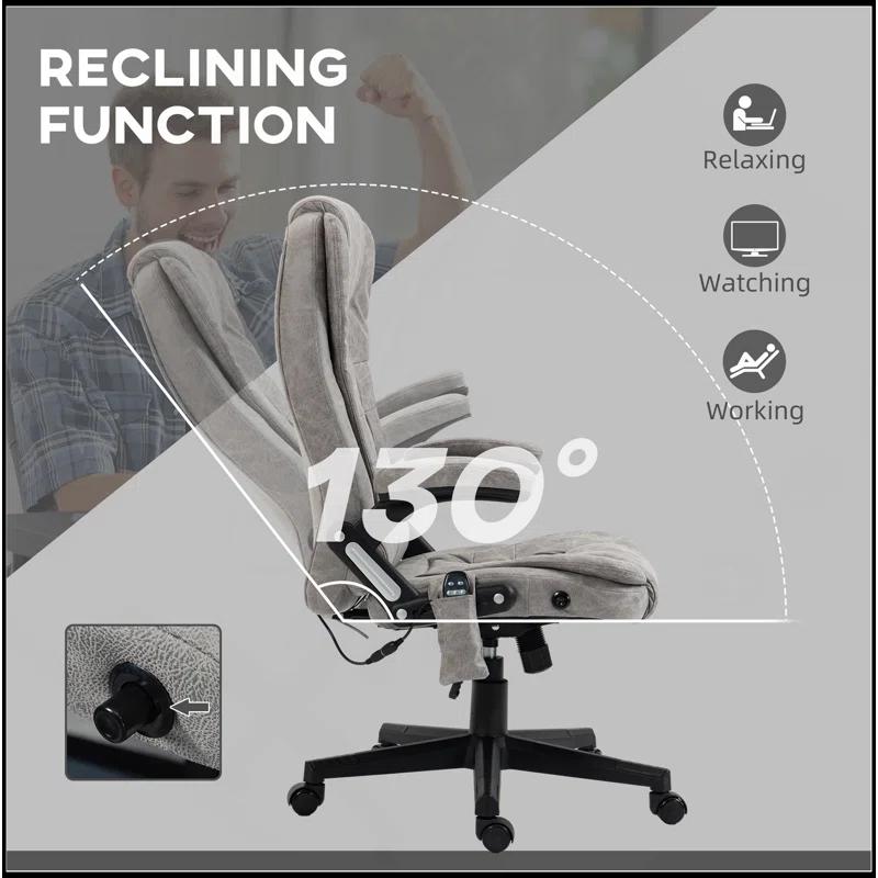 Hokku Designs High-Quality Executive Office Chair With Advanced Massage And Reclining Features