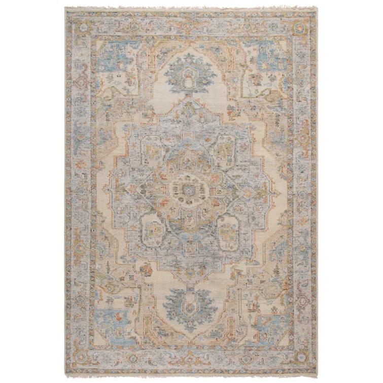Safavieh Sultanabad Hand Knotted Wool Cotton Oriental Rug in Brown/Gray/Beige