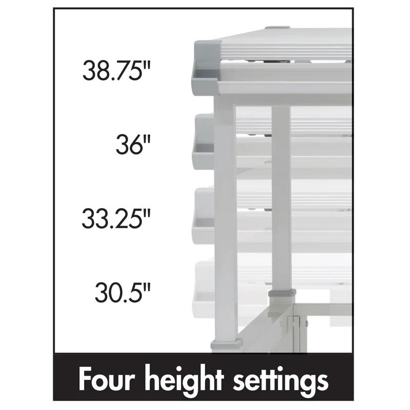 Inbox Zero Cowie Height Adjustable Drafting Table