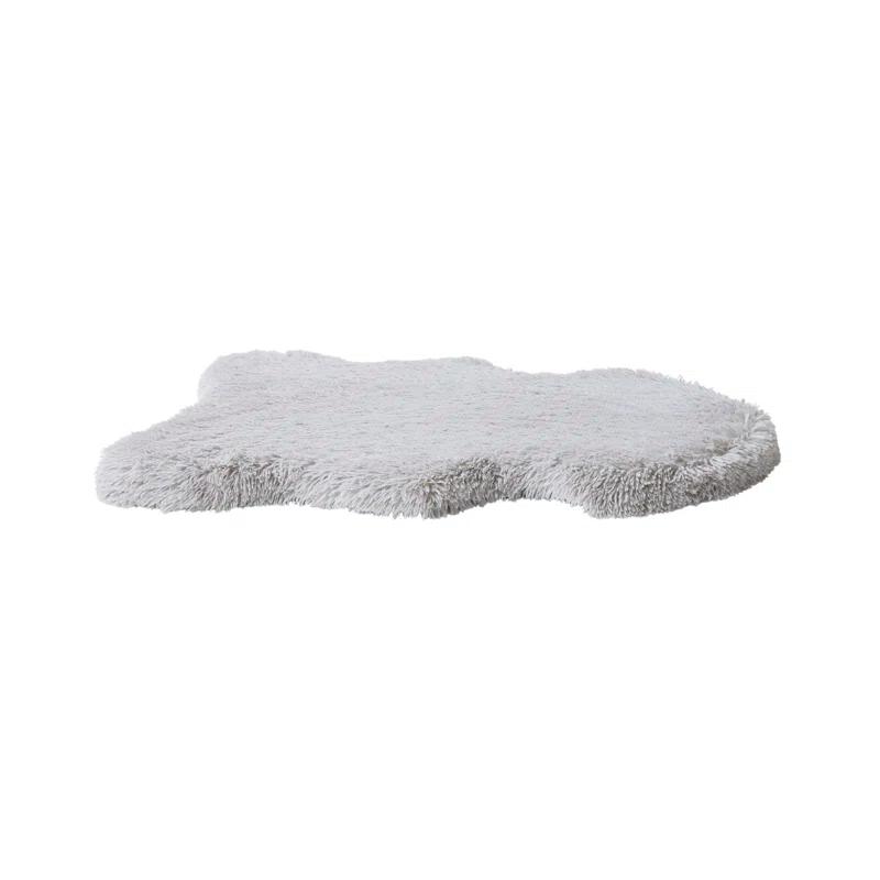 Friends Forever Nala Puprug Faux Fur Orthopedic Dog Bed with Foam, Pup Faux Fur Rug with Removable Bed Cover