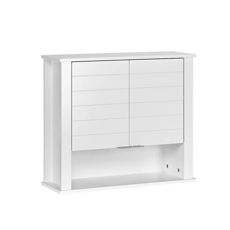 RiverRidge Home RiverRidge Madison Two-Door Bathroom and Laundry Wall Mount Storage Medicine Cabinet with Fixed and Adjustable Shelf