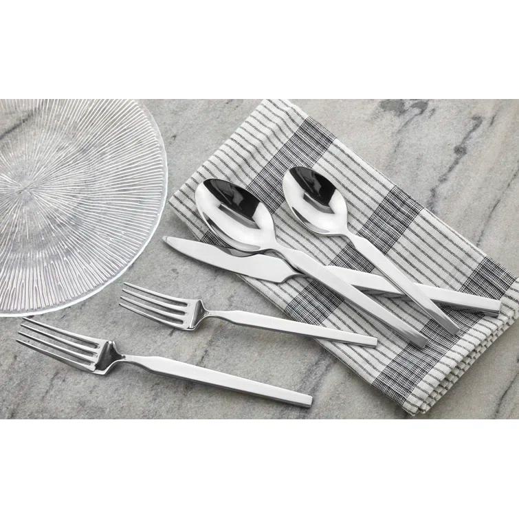 Godinger Silver Art Co Oliver Mirrored 18/10 Stainless Steel Flatware 20 Piece, Service For 4 & Reviews | Wayfair