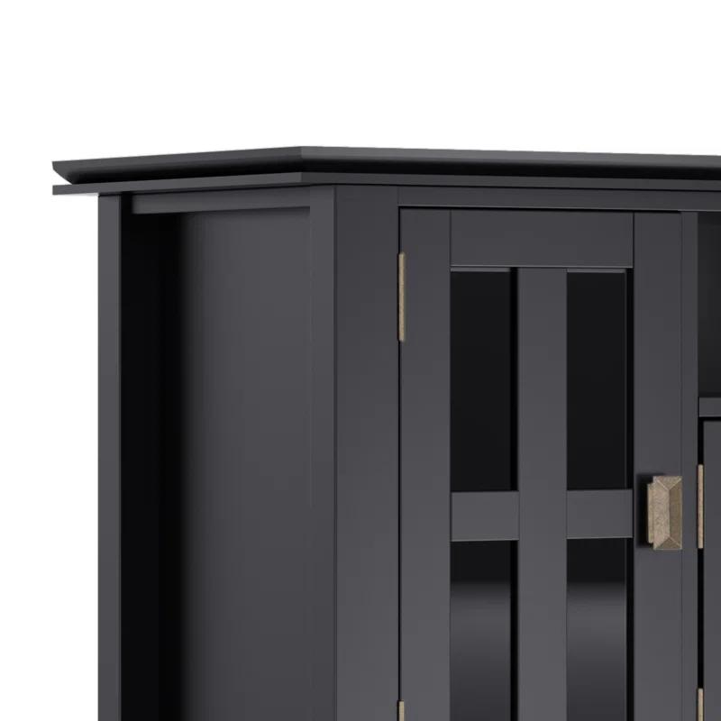 Simpli Home Artisan SOLID WOOD 72 inch TV Media Stand