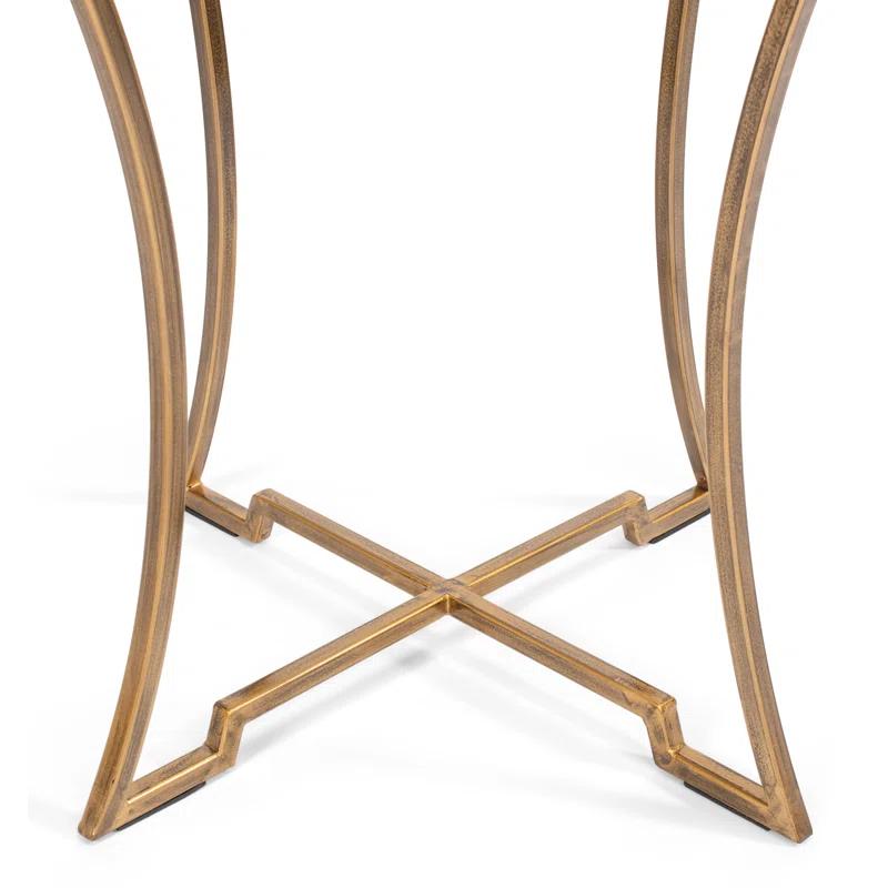 Sarreid Ltd Glass Top End Table