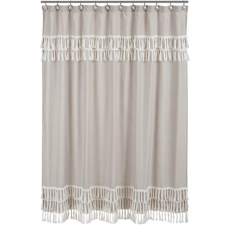 Sweet Jojo Designs Linen Single Shower Curtain