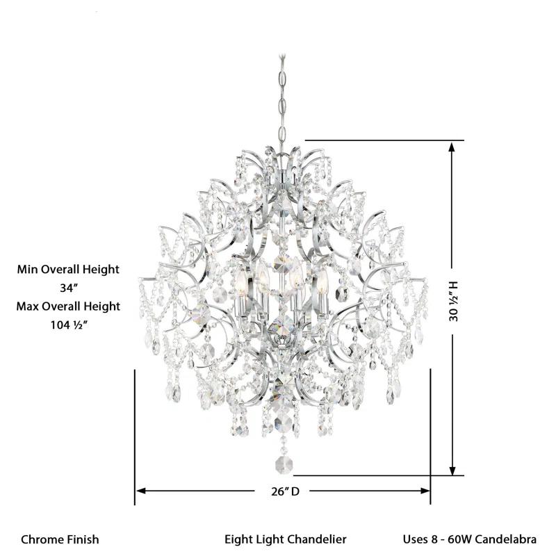 Minka Lavery Isabella's Crown 8 - Light Dimmable Chandelier