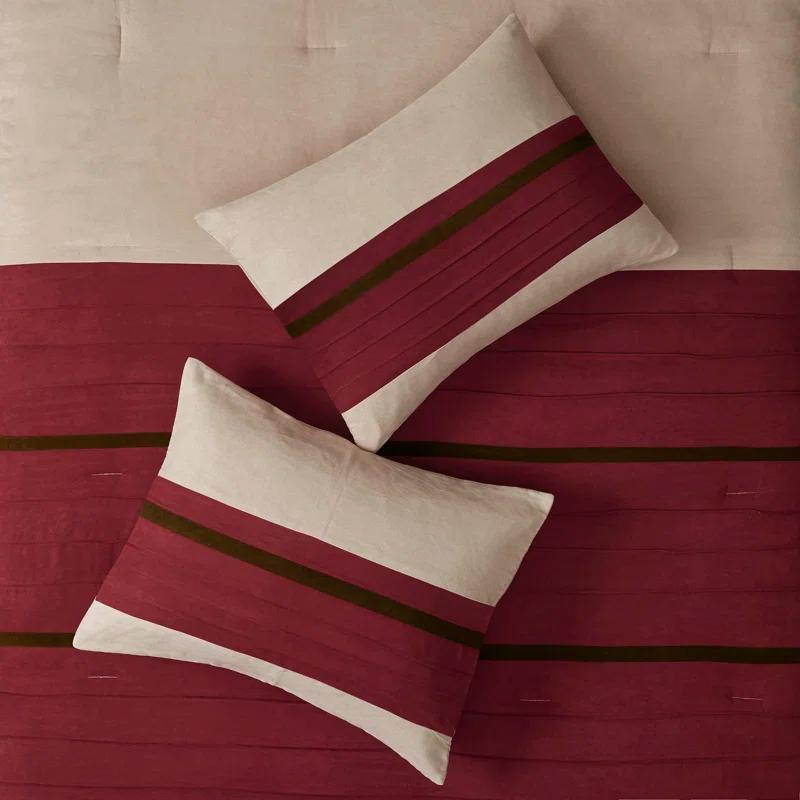 Madison Park Palmer Microsuede 7 Piece Comforter Set