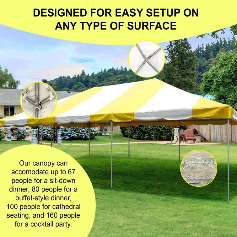 Party Tents Direct Galvanized Steel Party Tent