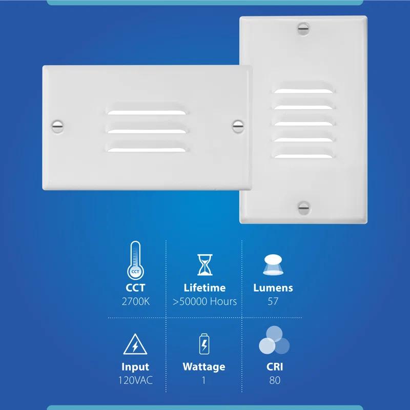 NICOR Lighting Integrated LED Step Light