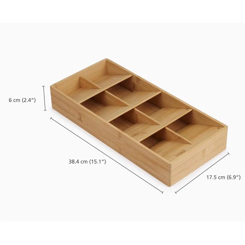 Joseph Joseph Joseph Joseph DrawerStore Large Bamboo Silverware Organizer