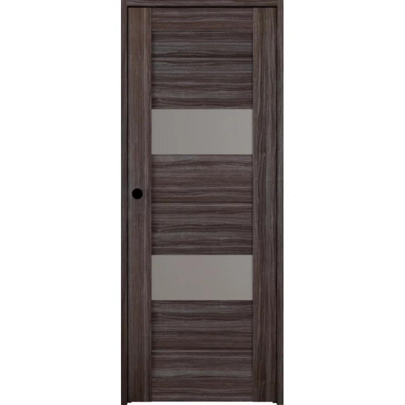 Belldinni Vita DIY-FRIENDLY Paneled Manufactured Wood and Glass Prefinished Standard Door