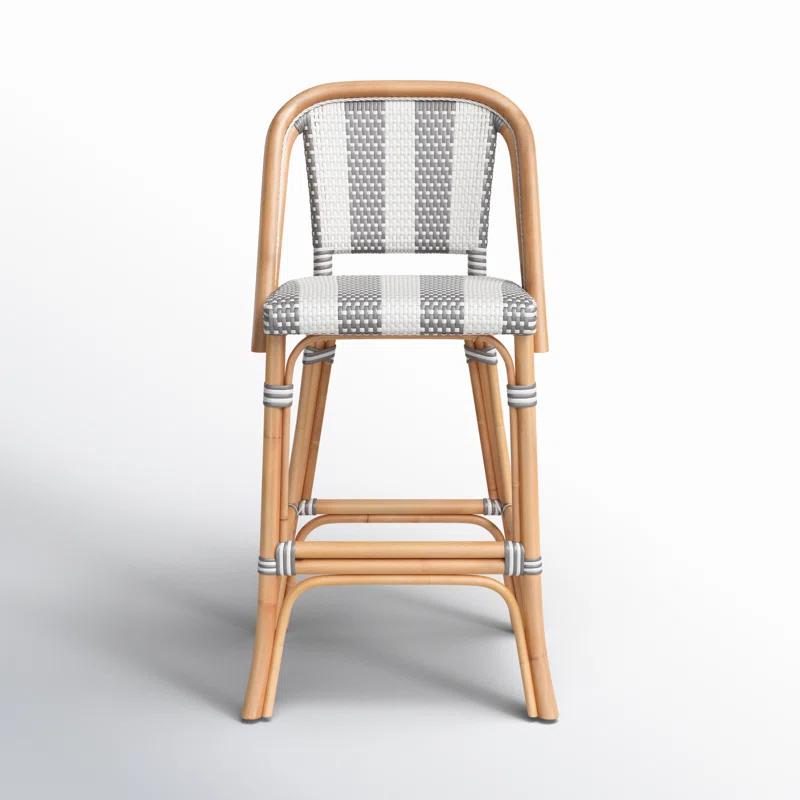 Birch Lane™ Euporie Woven Bar Stool