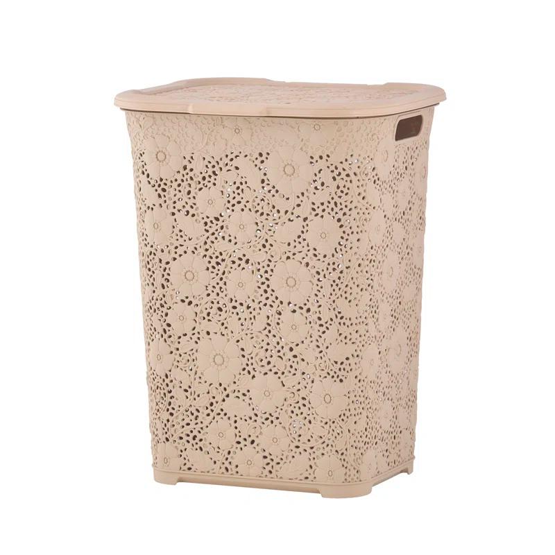 House of Hampton® Plastic Laundry Hamper with Handles