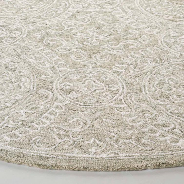 Lauren Ralph Lauren Lauren Ralph Lauren Hand Tufted Wool & Cotton Damask Rug