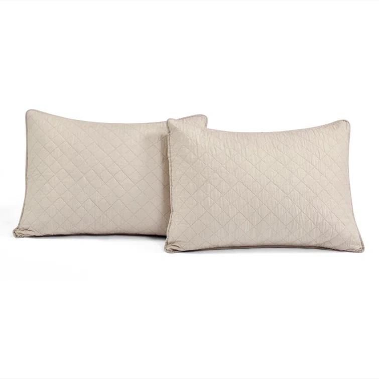 Lush Decor Ava Diamond Standard Cotton Modern & Contemporary Quilt Set