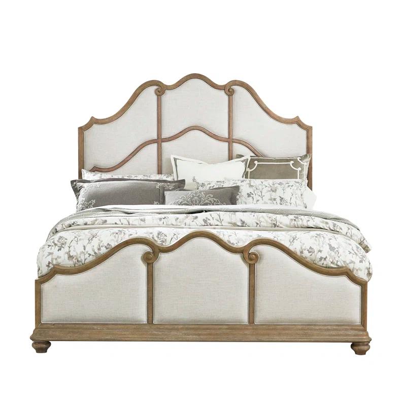 Pulaski Furniture Weston Hills Scrollwork Upholstered Bed