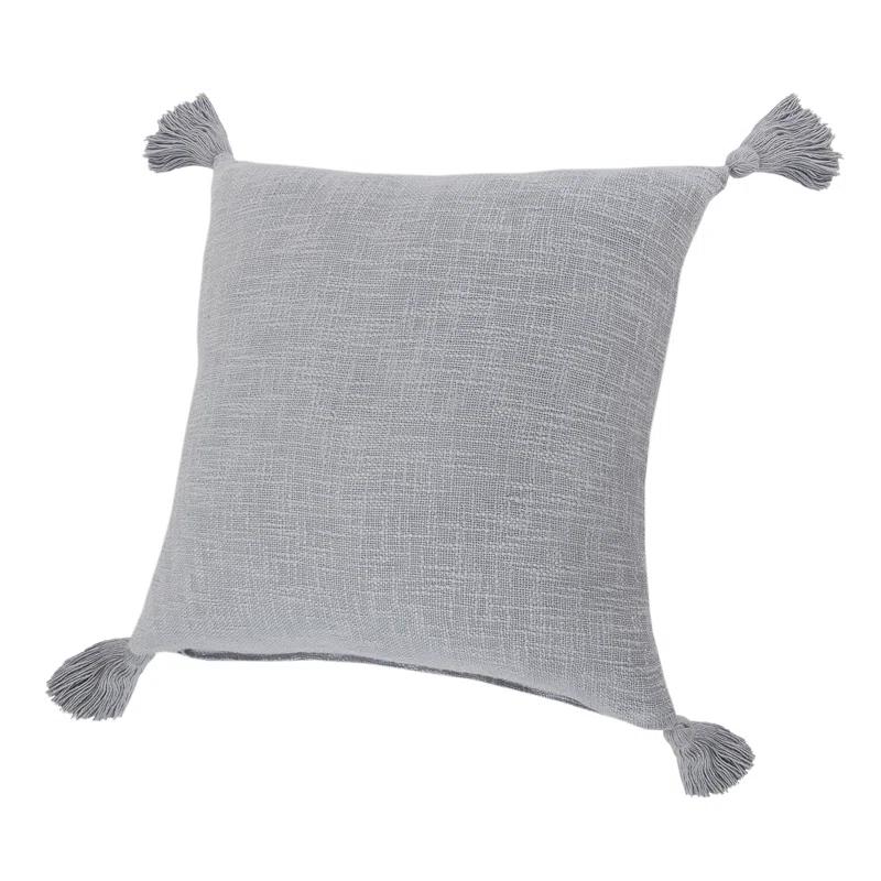 Rajani Home Finn Tassels Cotton Throw Pillow
